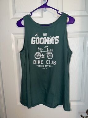 The Goonies Bike Club Graphic Tank - dark tealish Green